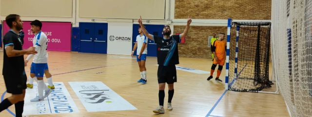 Ποδόσφαιρο Σάλας Ανδρών: Άνετη επικράτηση (9-0) επί του Α.Ο.Δ. Κορυδαλλού για την 5η αγωνιστική και παραμονή στην κορυφή της βαθμολογίας με 13 βαθμούς και ρεκόρ 4-1-0!